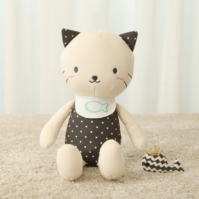 베베라온 고양이 애착인형 야옴, 1개, 내추럴