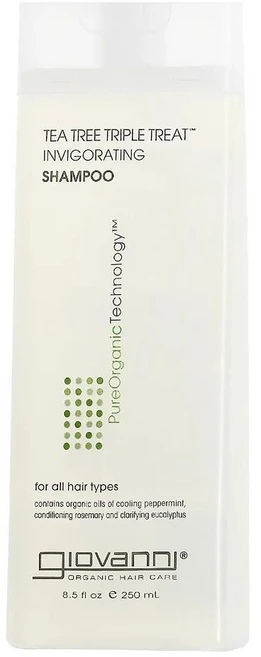 GIOVANNI 지오반니 티트리 트리플 트리트 샴푸, 250ml, 4개 - 쿠팡