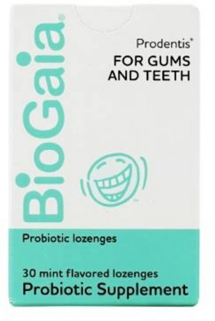 Biogaia 바이오가이아 프로덴티스 민트 맛 30 로젠지 구강 유산균 영양제, 1개