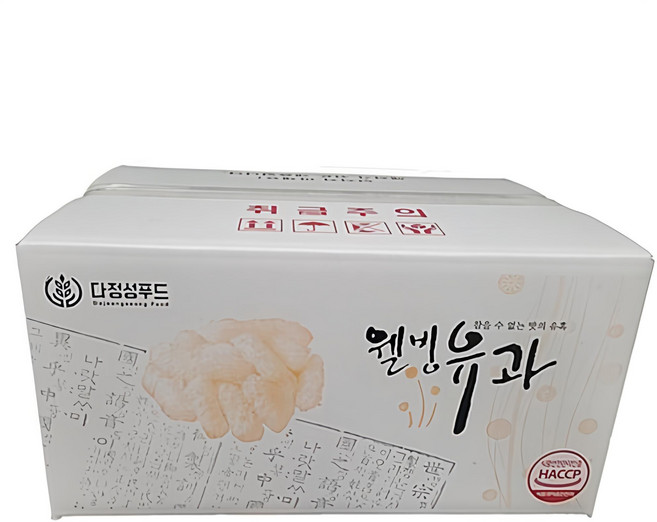 다정성한과 찹쌀유과 벌크 1.5kg, 2개