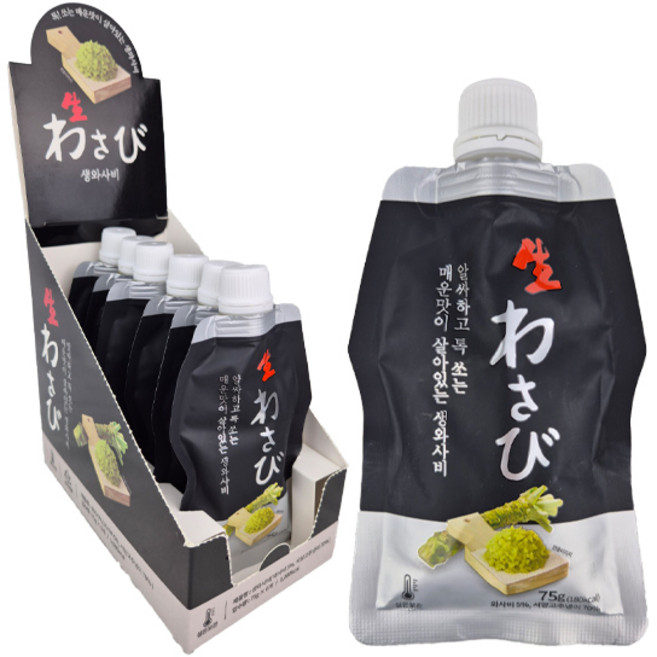 코우 생와사비(상온) 75g (디스플레이박스), 6개