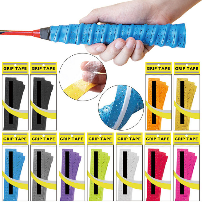 VOLAR 배드민턴 심쿠션 그립 테이프 11종 세트, 혼합색상, 1세트