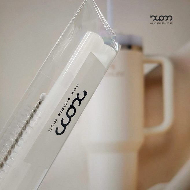 스탠리 텀블러 퀜처 H2.0 호환 유리빨대, 1개, 퀜처H2.0 화이트, 887ml