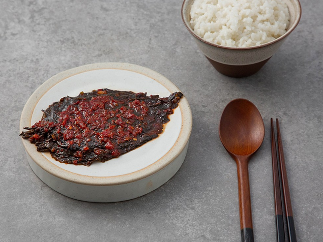 HACCP 국내생산 밑반찬 양념깻잎 무침 1KG, 1개