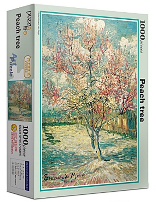 직소퍼즐 풍경 명화 복숭아 나무 1000피스 PL1207, 단품