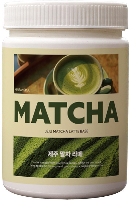 느랑풀 제주 말차라떼 파우더 베이스, 1개, 1개입, 400g