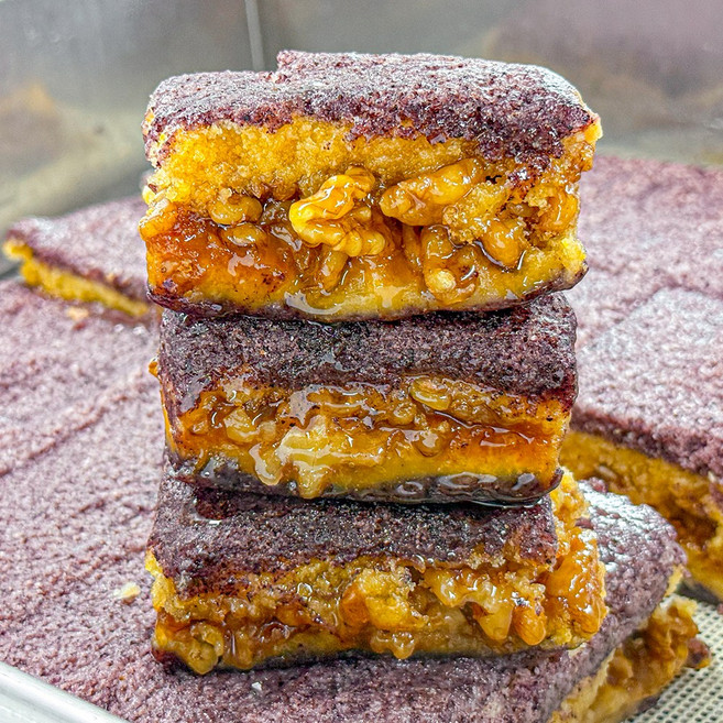 수제떡명가 광천떡방 포슬포슬 풍성한 흑미통호두떡, 1개, 1kg