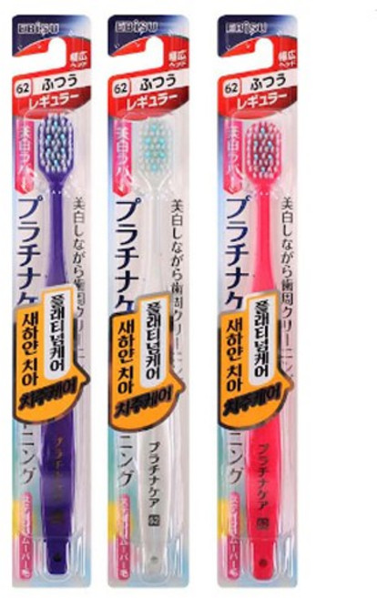 EBISU 플레티넘케어 칫솔 랜덤발송, 1개입, 3개