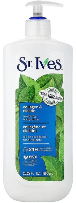 세인트이브스 리뉴잉 바디로션 콜라겐 앤 엘라스틴, 600ml - 쿠팡