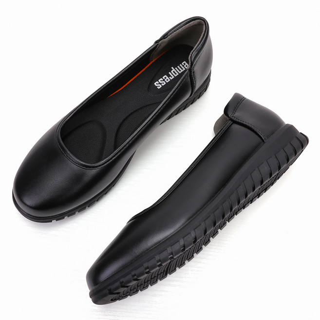 엠프리스 발편한 단화 유니화 면접 승무원구두 발볼넒은 푹신한 드라이빙 슈즈 여성구두