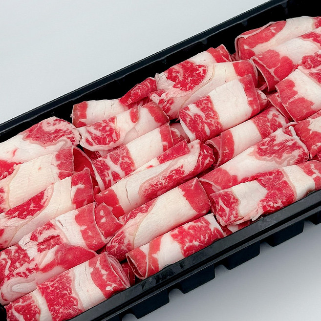 횡성축협한우 1등급 우삼겹 대패 우양지 냉동, 3개, 600g