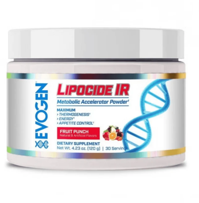 EVOGEN Lipocide IR Fruit Punch 맛 - 발열성 체지방 컷팅제, 1개, 40회분 - 쿠팡