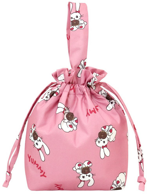 아이주 쿨러파우치 이유식가방 보냉가방 보냉파우치 미니보냉백 샐러드가방 런치백, 도넛토끼 쿨러파우치