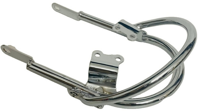 OD 트라이엄프 호환 본네빌 T100/T120/900/스럭스톤1200R 튜닝 리어 테일랙 짐받이 암레스트 텐덤바 리어캐리어, A9631 (크롬)