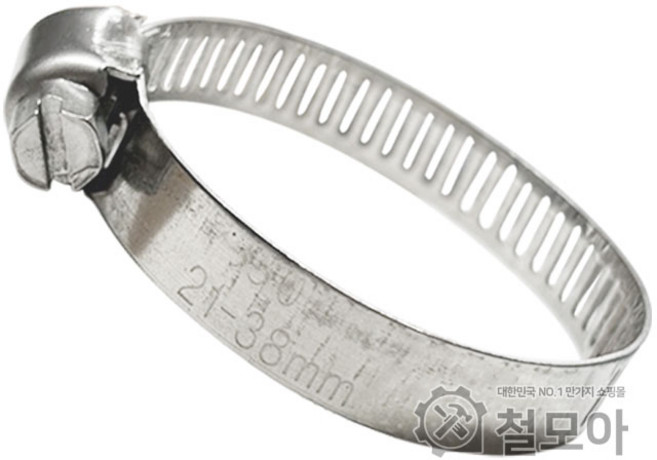 스텐 304 밴드 반도 손밴드 손반도 호스반도 호스밴드 배관 파이프 클램프 미니 폭 8mm 12mm, 1개, 올스텐 304 호스밴드 ~38mm 미니