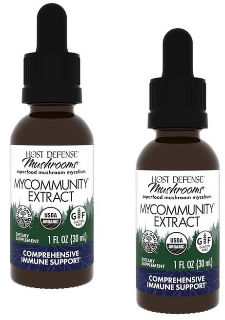 호스트 디펜스 마이커뮤니티 버섯 추출물 Host Defense My Community Extract mushroom, 2개, 30ml - 쿠팡