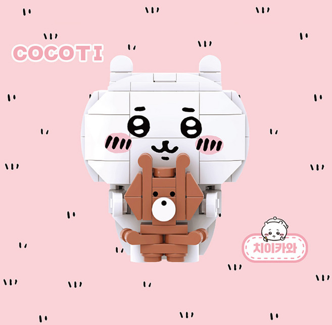 KEEPPLEY 캐릭터블럭 치이카와 먼작귀(치이카와), 1개