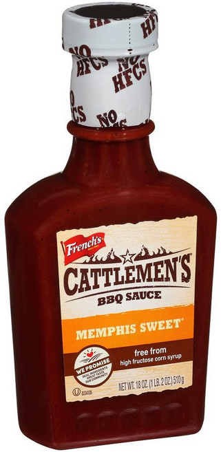 캐틀멘스 멤피스 스위트 바베큐 소스 532ml, 510g, 1개