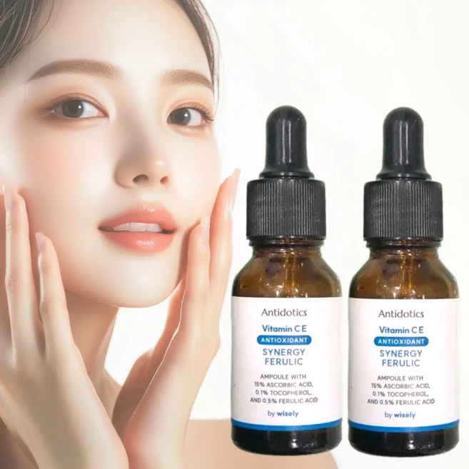 항산화 앰플 비타민 C E 페룰릭 미백 세럼 순수비타민c 기미 색소침착 톤업, 30ml, 1개 - 쿠팡