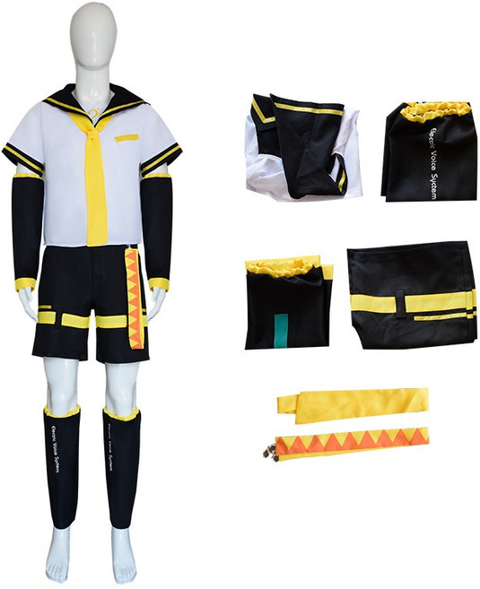 카가미네 린 렌 보컬로이드 코스튬 코스프레 의상 서코 부코 행사 할로윈