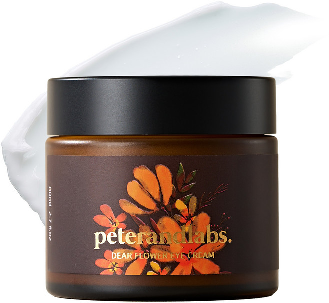 피터앤랩스 꽃님이 탄력 아이크림 대용량 동백꽃 연어 PDRN 미백 주름개선, 80g, 1개