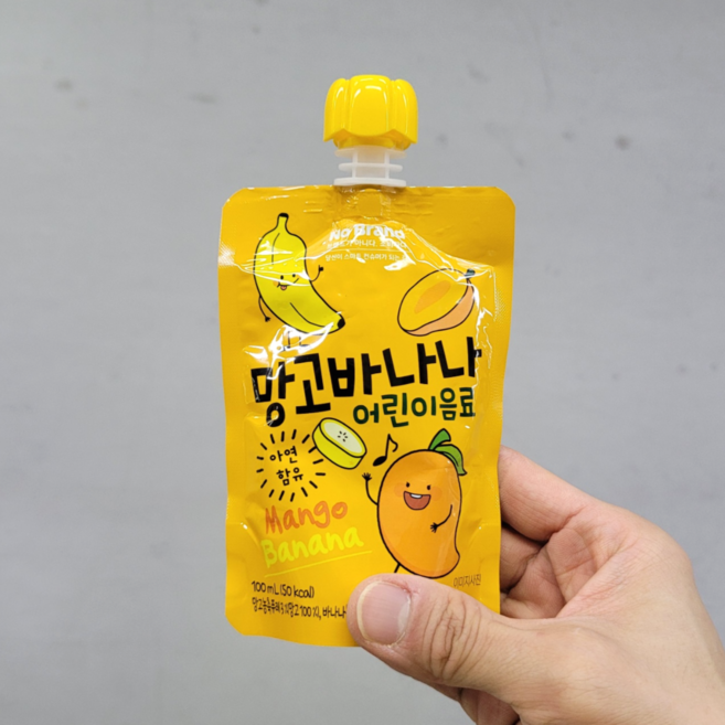 노브랜드 망고바나나 어린이음료, 3개, 100ml