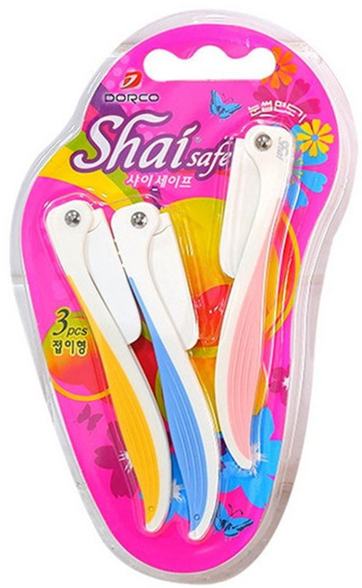 눈썹면도기 샤이세이프3P, 1개, 상세페이지 참조