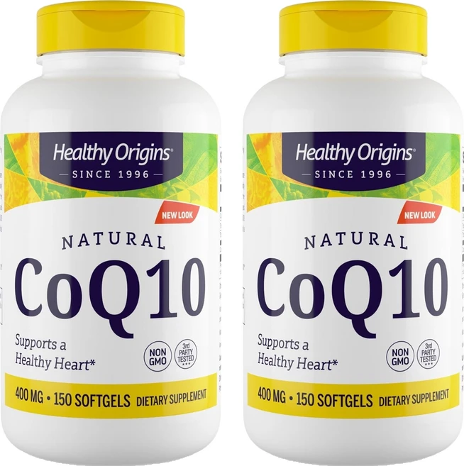 헬시오리진스 내추럴 CoQ10 400mg 소프트젤, 150정, 2개 - 쿠팡