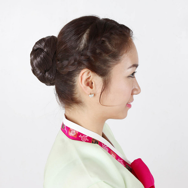 고운머리 큰방울 한복머리 한국무용 쪽머리 올림머리 가발 돌잔치 혼주 가채