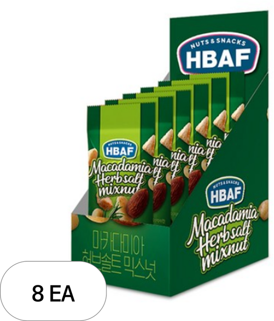 바프 마카다미아 허브솔트 믹스넛 30g x 6p, 180g, 8개