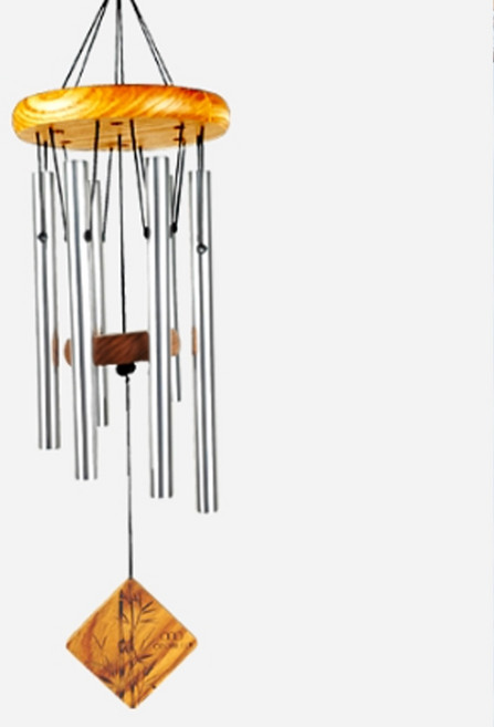 오로벨 물푸레나무 풍경종 윈드차임, +s고리