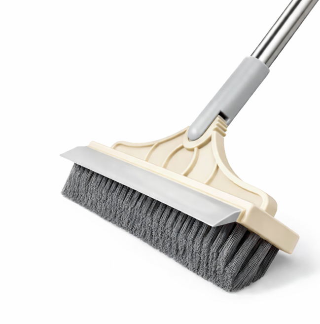 살림생각 모서리 틈새 구석 화장실 2in1 청소솔, 2개, 베이지