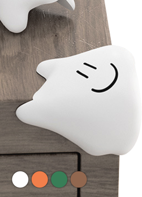 헬로리빙 모서리 충돌방지 보호쿠션 4P, 그린, 4개