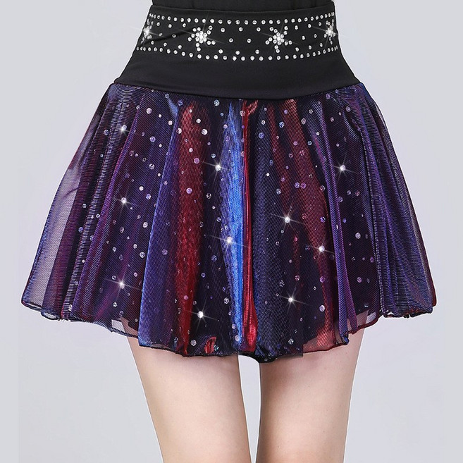 와우진플 화려한 댄스 숏 스커트 (102)