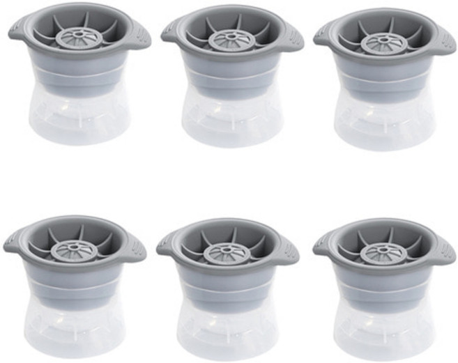 대형 하이볼 왕얼음틀 원형 트레이 6P 세트, B(대형)