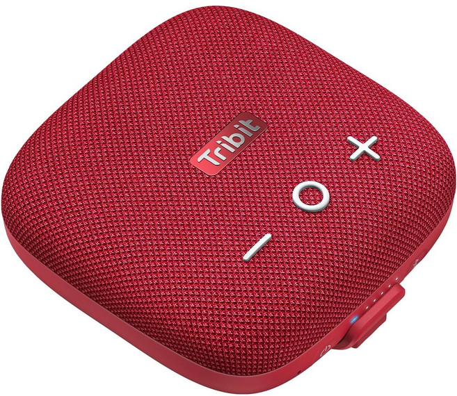 트리빗(Tribit) 스톰박스 마이크로 2 휴대용 야외 무선스피커 출력 10W IP67 방수, 레드, BTS12S