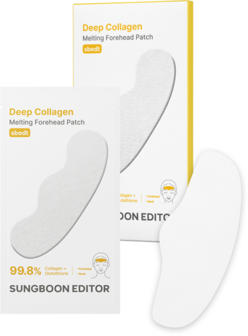 성분에디터 미백 딥 콜라겐 글루타치온 멜팅 이마 패치, 1개, 6개입