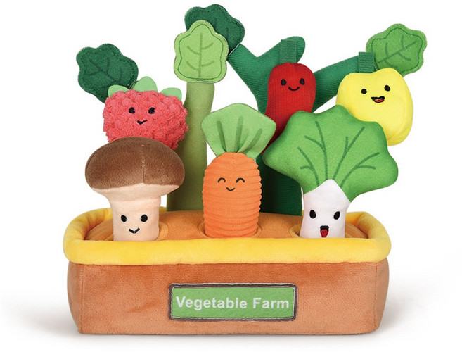 蔬菜農場觸感玩具 拔蘿蔔遊戲, 水果認知樹（送雙面響紙遊戲墊）, 1套
