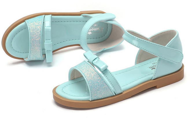 달콩슈 여아용 일자 리본 샌들 DKD516