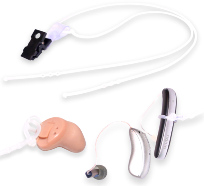 보청기 분실방지 끈 줄 목걸이 스트랩 고리 고정, 1세트, 한측용, 한 줄