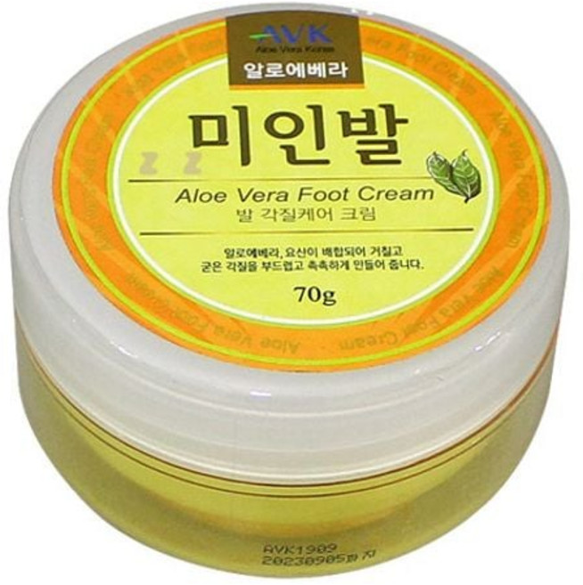 IS 알로에 미인발 발 각질케어 크림 70g