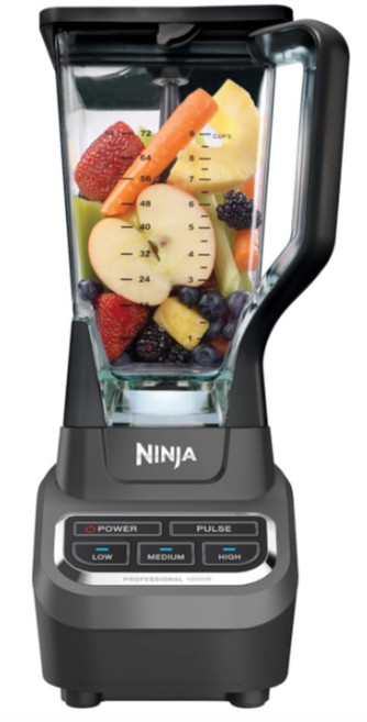 닌자 초고속 진공 블렌더 BL610 1000W 72온스 검은색