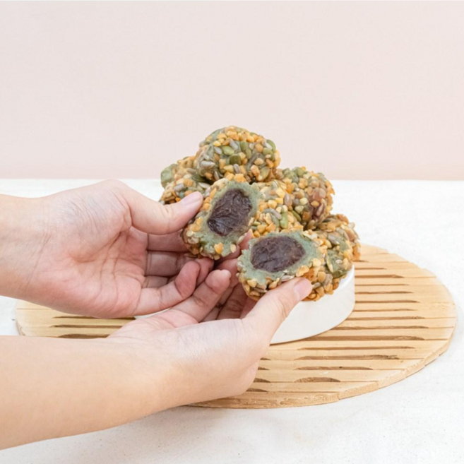 제주 오메기명원 오메기떡 견과류, 30개, 55g