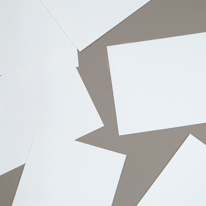 캘리그라피 무지엽서 용지 편지 카드, 100x148(4x6)50매