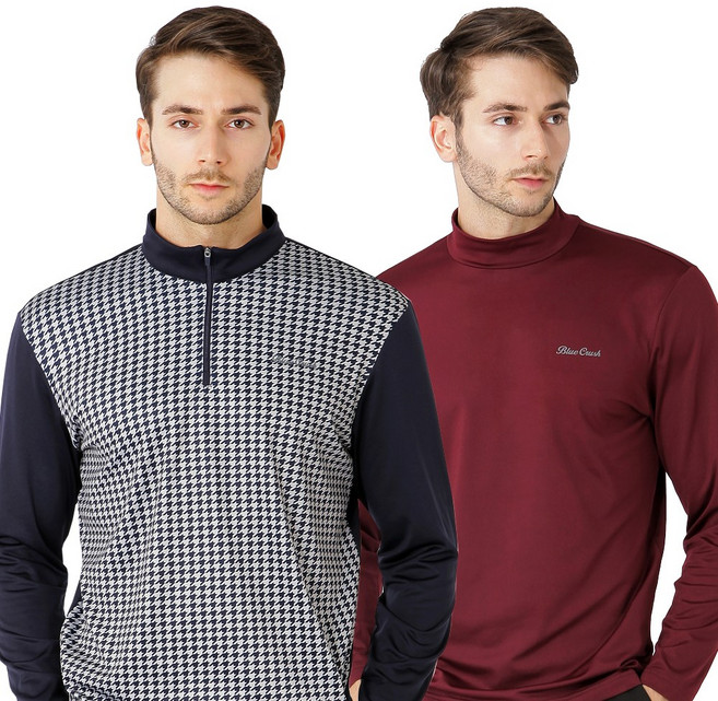 1+1 기모 집업폴라 골프티셔츠(G14TS503)+피치기모 폴라 골프티셔츠(G14TS501)