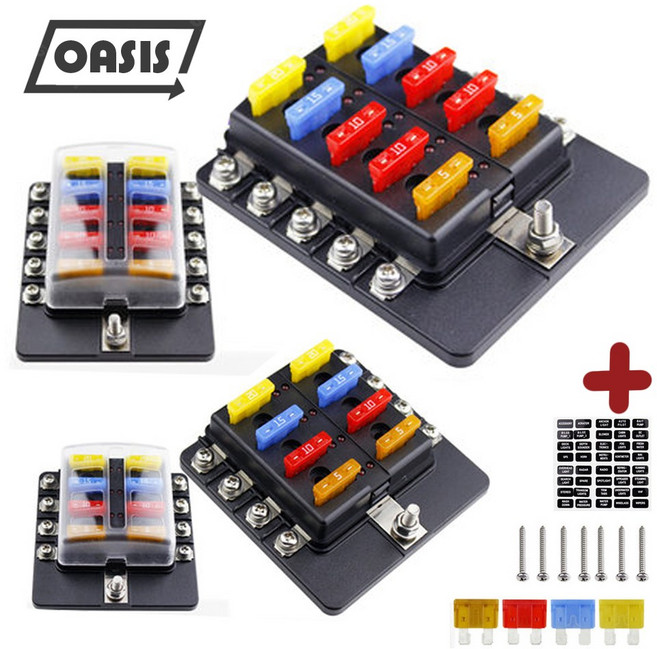 A37/A38:휴즈박스 무접지 6구 12구, 일반형 6구 휴즈박스, 1개