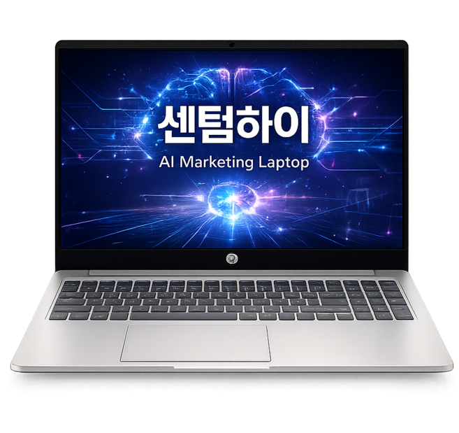 센텀하이 사무용 AI 마케팅 노트북 블로그 SNS 콘텐츠 운영 풀패키지, 15-fc0260AU, WIN11 Home, 16GB, 512GB, 실버