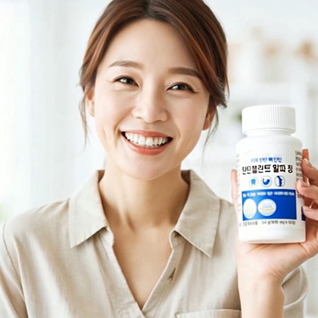 오가닉픽스 칼슘 비타민K 마그네슘 비타민D 망간, 1개, 60정