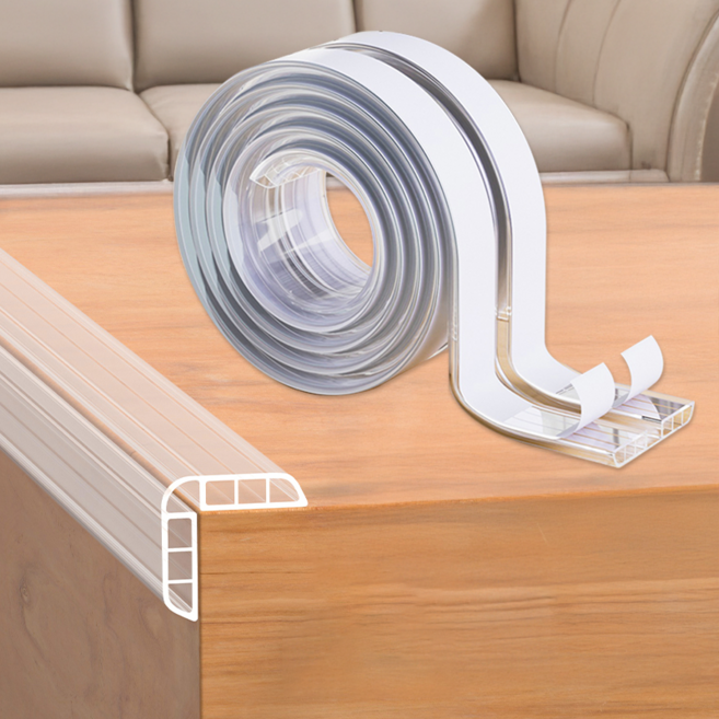 아기 모서리 보호대 코너 가드 기둥 책상 보호 방지 에어 쿠션, 1개, 투명
