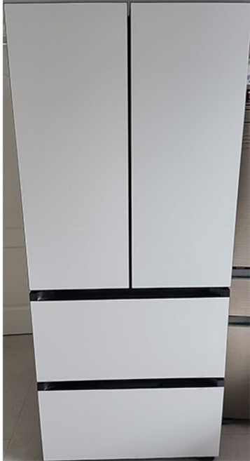 [색상조합형] 삼성전자 비스포크 583L 스탠드형 4도어 김치냉장고 AI 김치플러스 방문설치, 새틴화이트, RQ58DB94U1AP